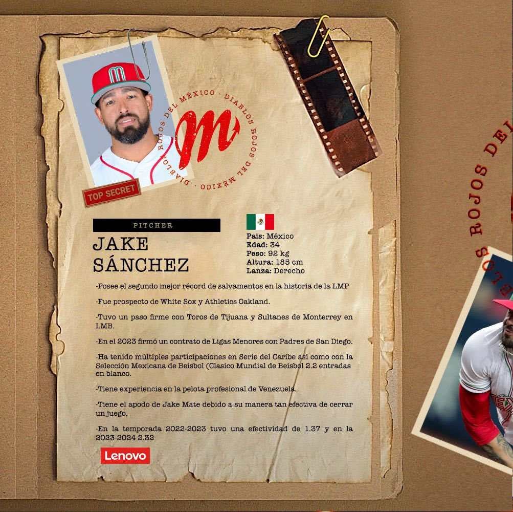 El perfil de Jake Sánchez, nuevo jugador de los Diablos Rojos