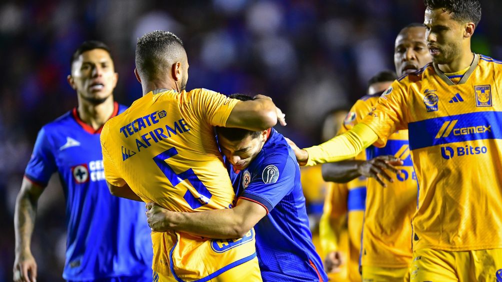 La bronca entre jugadores de Tigres y Cruz Azul