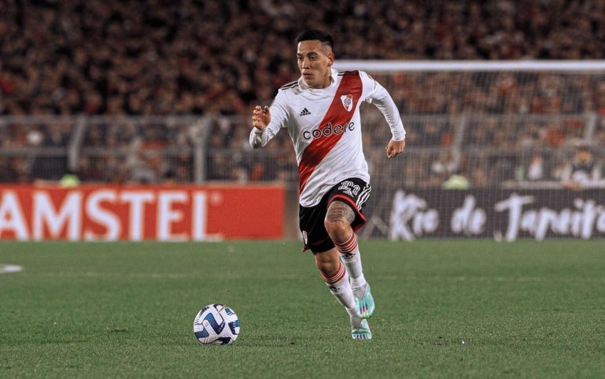 El futbolista argentino con River Plate 