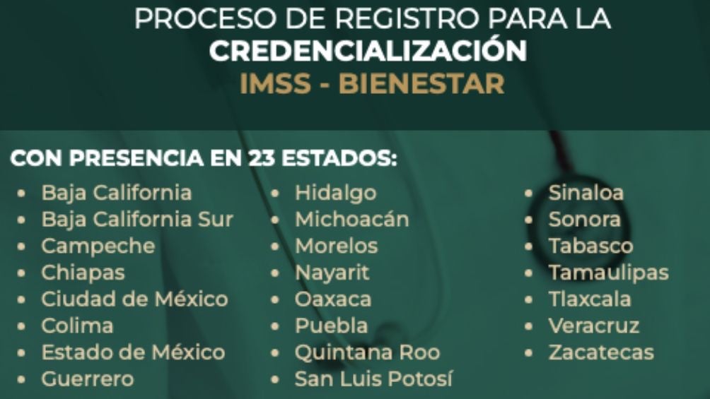 Inscríbete al IMSS-Bienestar para ser beneficiario de servicios médicos