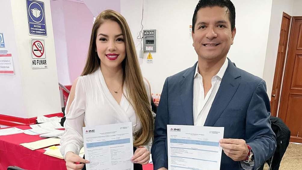 Cendy se registró oficialmente como candidata al Senado de su estado. 