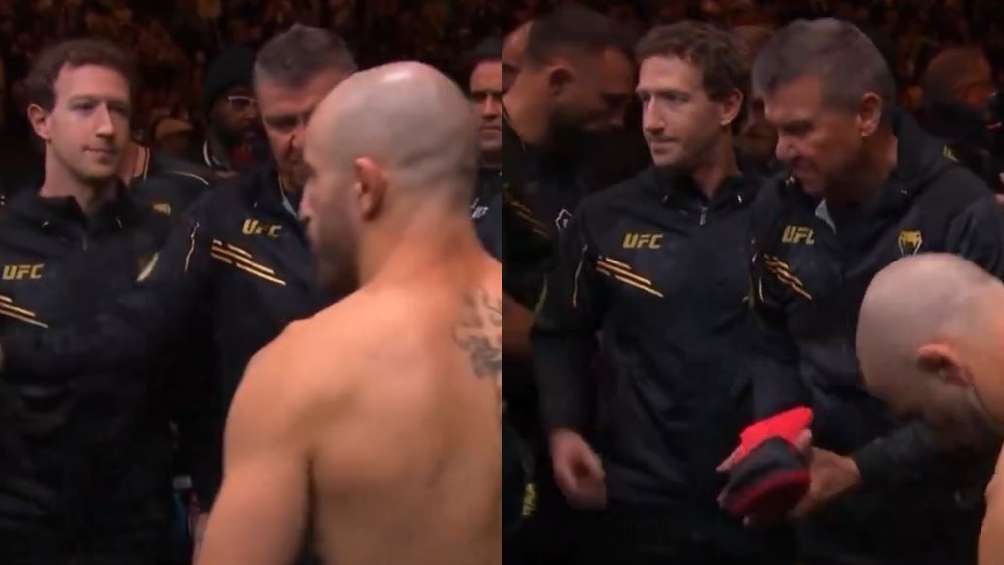 Mark Zuckerberg es ignorado por todos en evento de la UFC