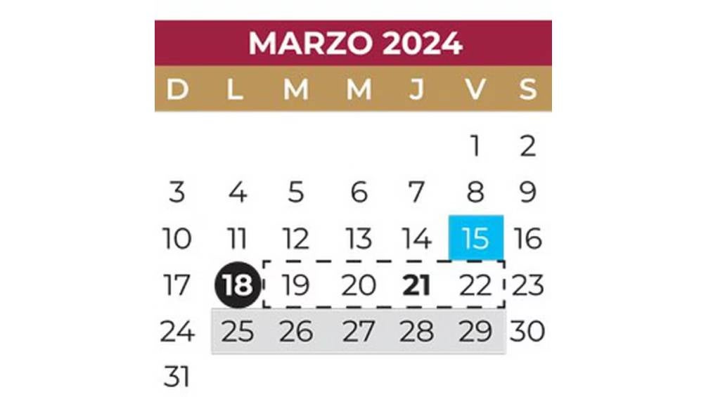 calendario semana santa 2024 –