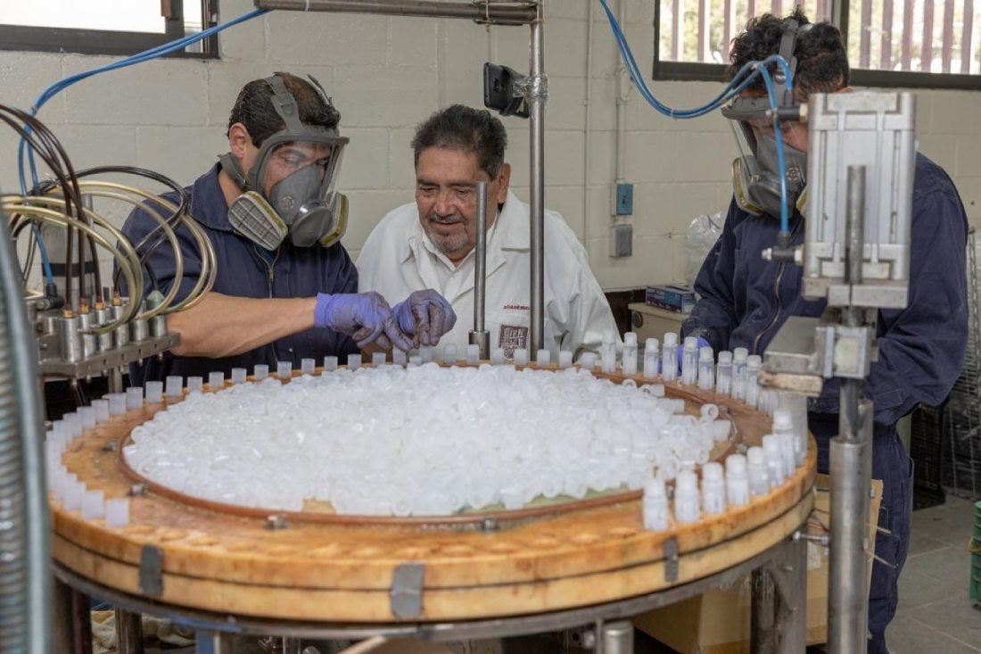 La tinta tiene diversos candados de seguridad.