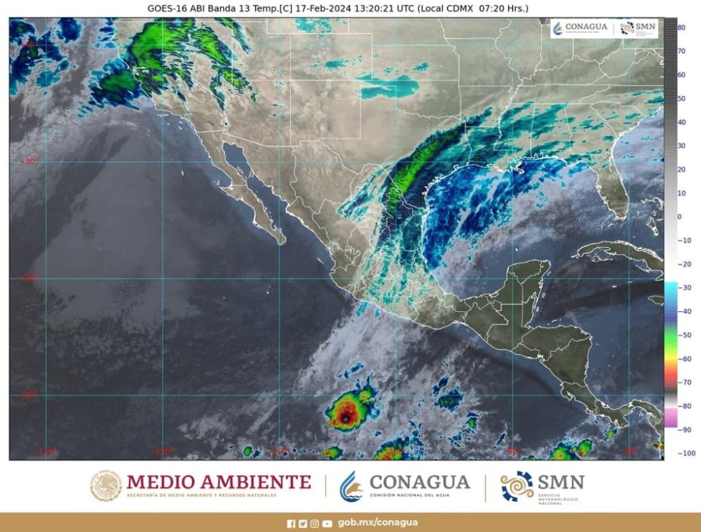 El clima ayudó un poco al centro del país.