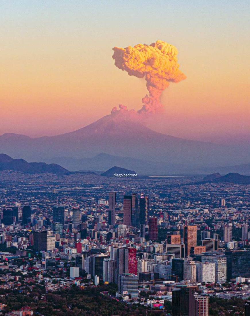 Un maravilloso paisaje nos dejó ver.