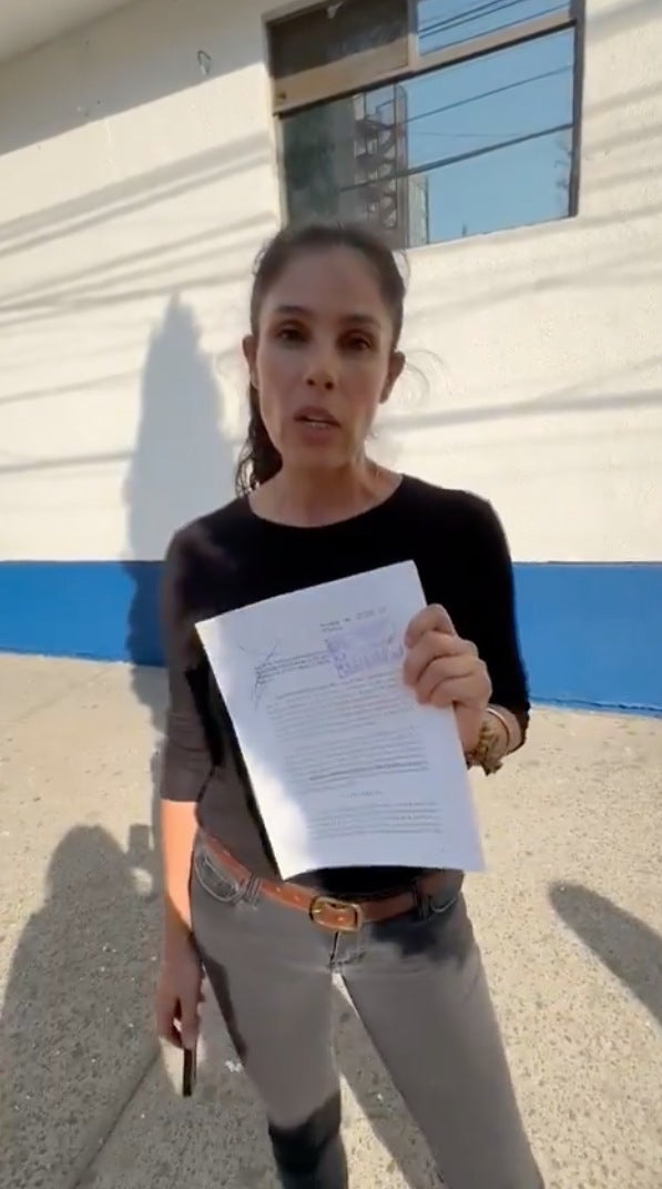 Lizbeth Romano es quien denunció a Palazuelos en la CDMX.