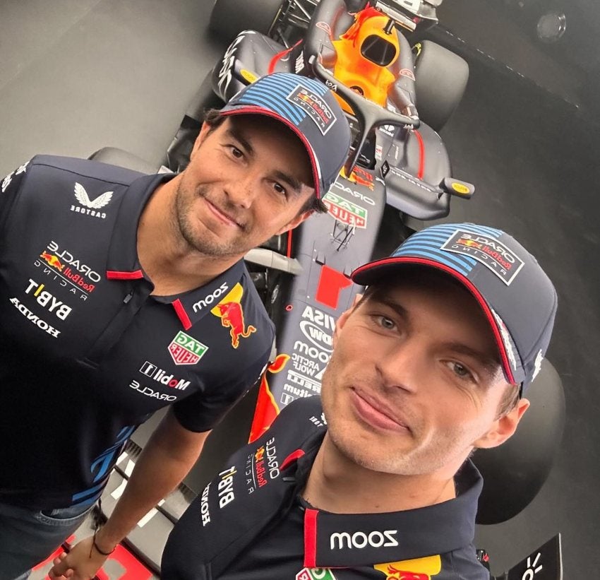 Checo y Max listos para la nueva temporada 