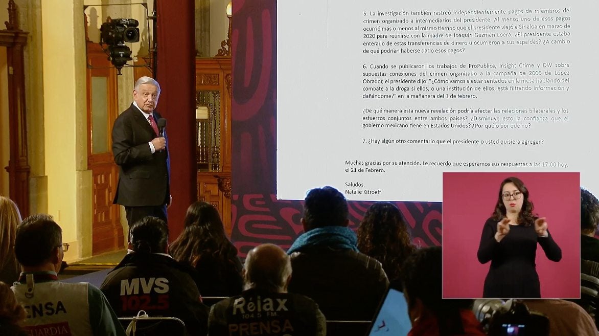 López Obrador negó los señalamientos periodísticos.