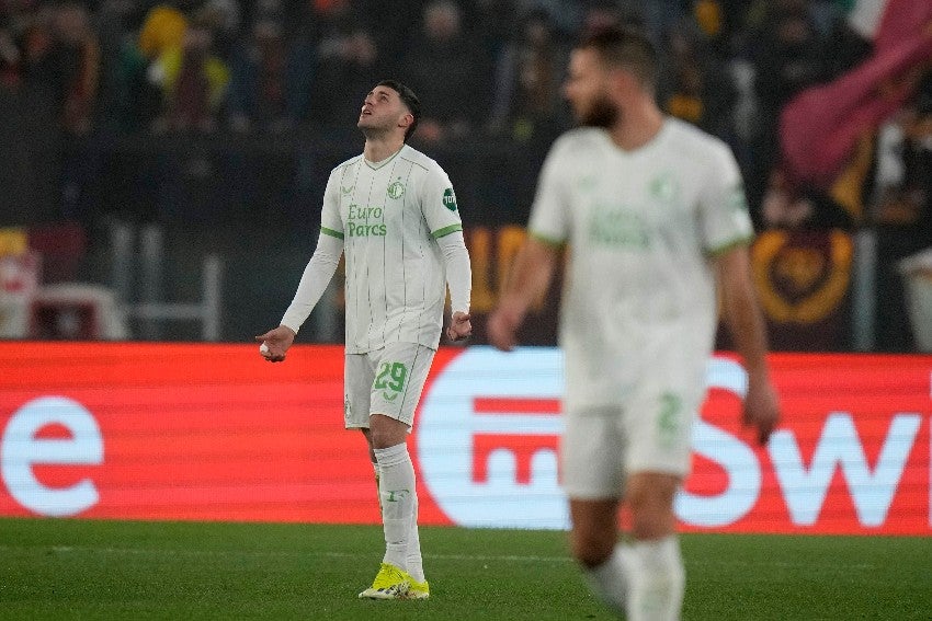 Giménez en el juego ante Roma