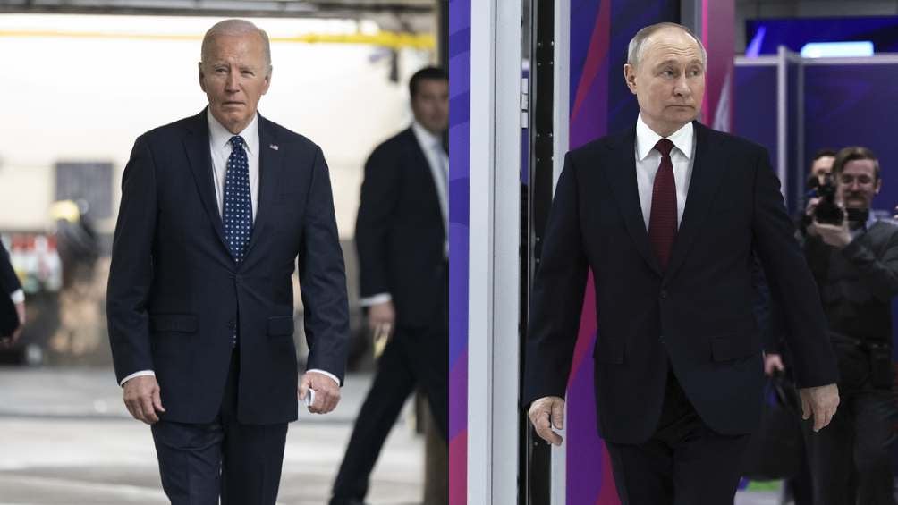 Joe Biden llama “loco, hijo de put&” a Vladimir Putin; en el Kremlin le responden que es un “vaquero de Hollywood”