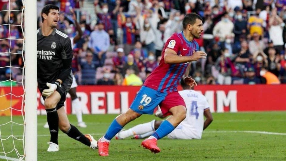 El último gol del Kun fue ante el Real Madrid