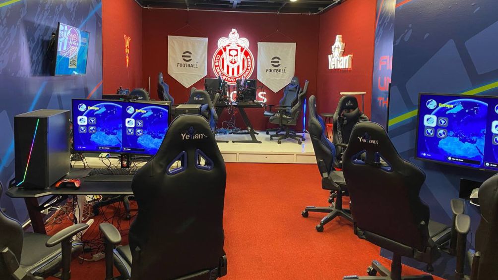 Instalaciones del equipo de eSports de Chivas