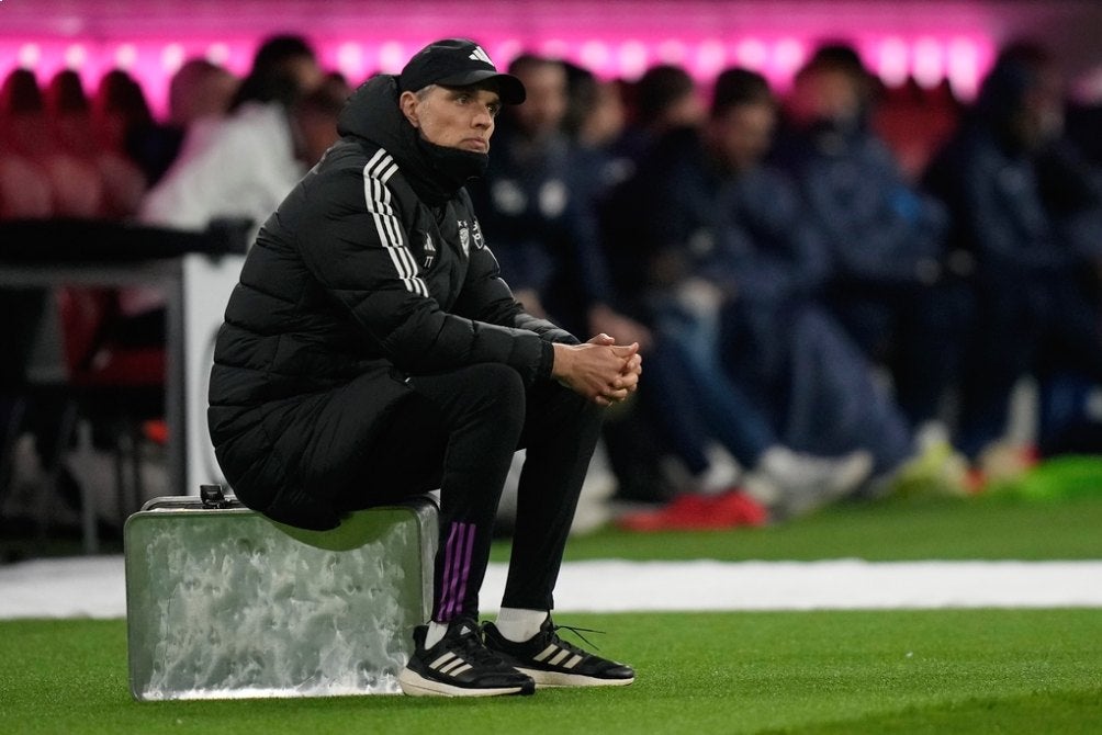 Tuchel durante el partido de Bayern ante Leipzig