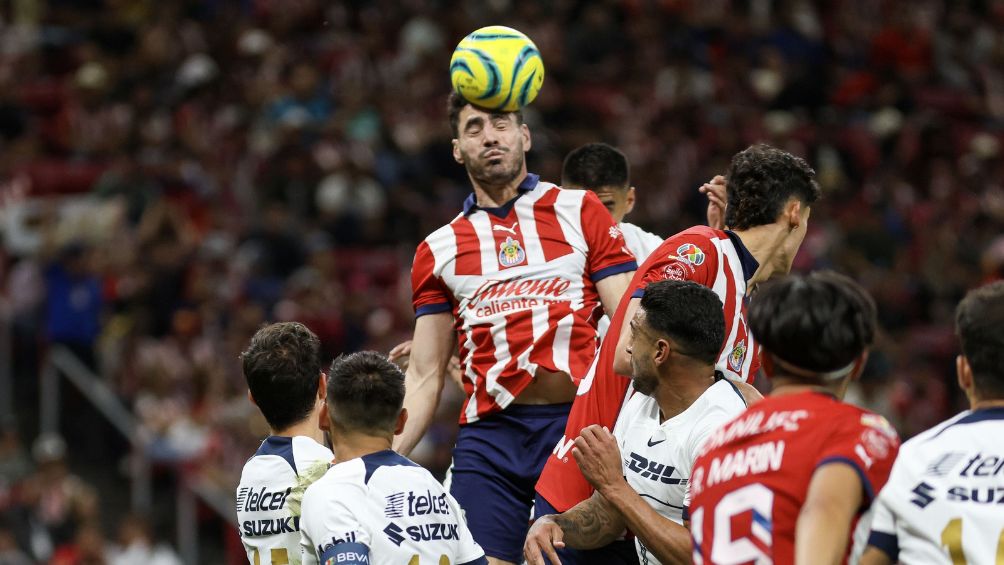 Briseño en el duelo ante Pumas