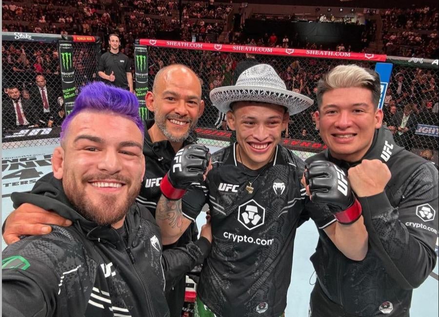 Luis Ronaldo “Lazy Boy” Rodríguez tras ganar en UFC México