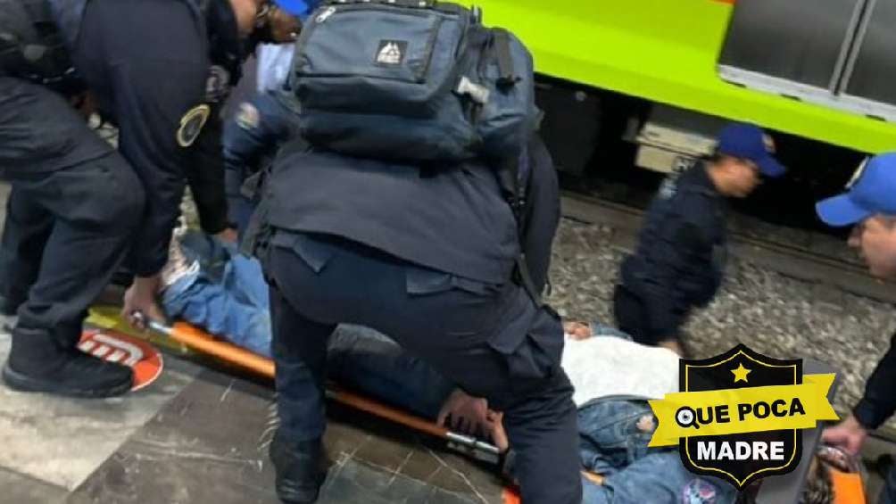 La mujer se arrojó a las vías del Metro en la Línea 12. 