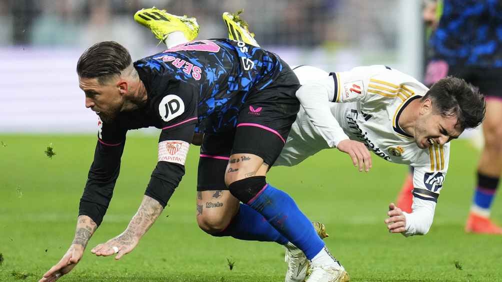 Ramos jugó contra Real Madrid