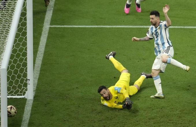 Messi firma gol en el Mundial