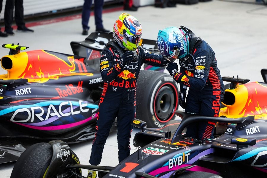 Checo Pérez y Max Verstappen en 2023