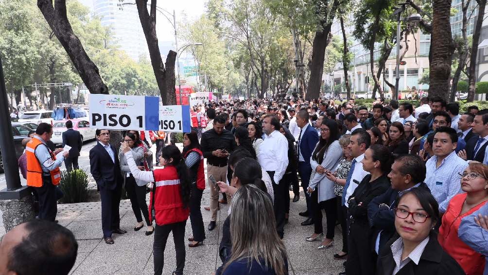 La alerta sísmica iba a sonar a las 11:00 AM. 