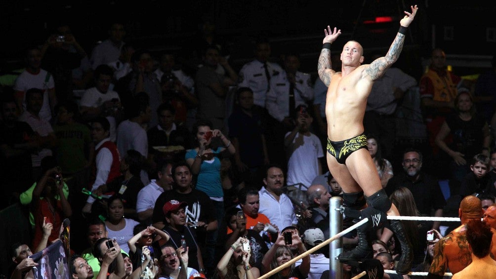 Randy Orton previo a un combate