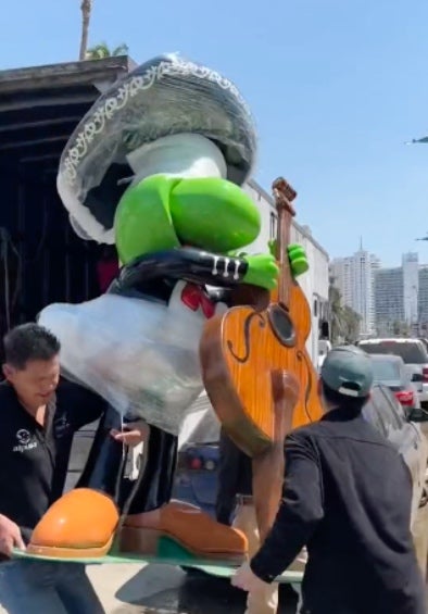 Las ranas vestidas de mariachis son icónicas. 