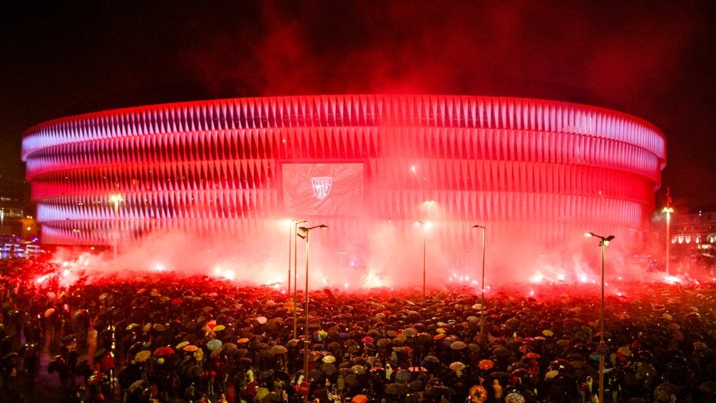 Aficionados del Athletic ‘boicotean’ llegada del Atletico de Madrid a San Mames