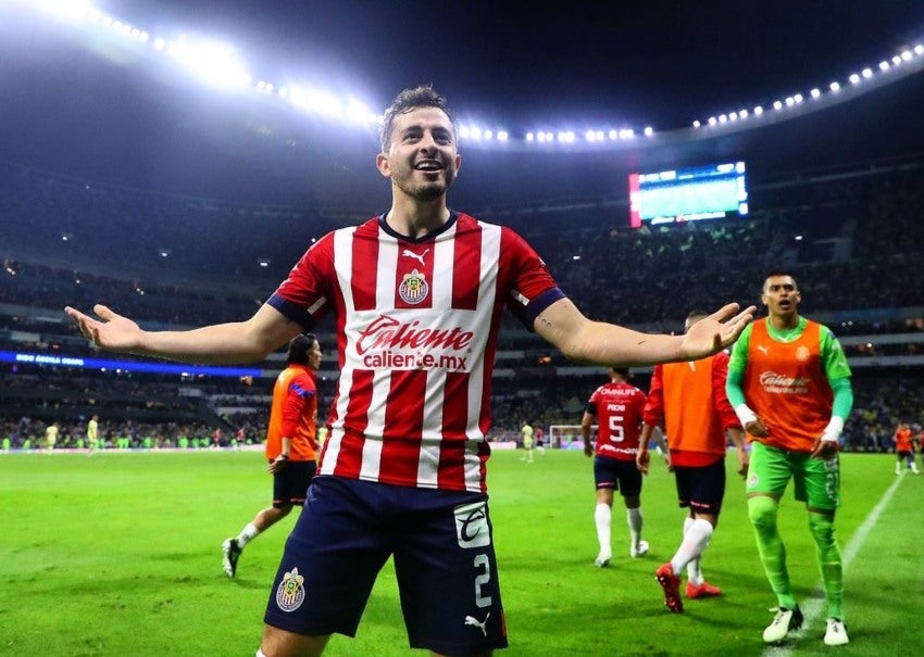 Alan en partido en el Azteca 