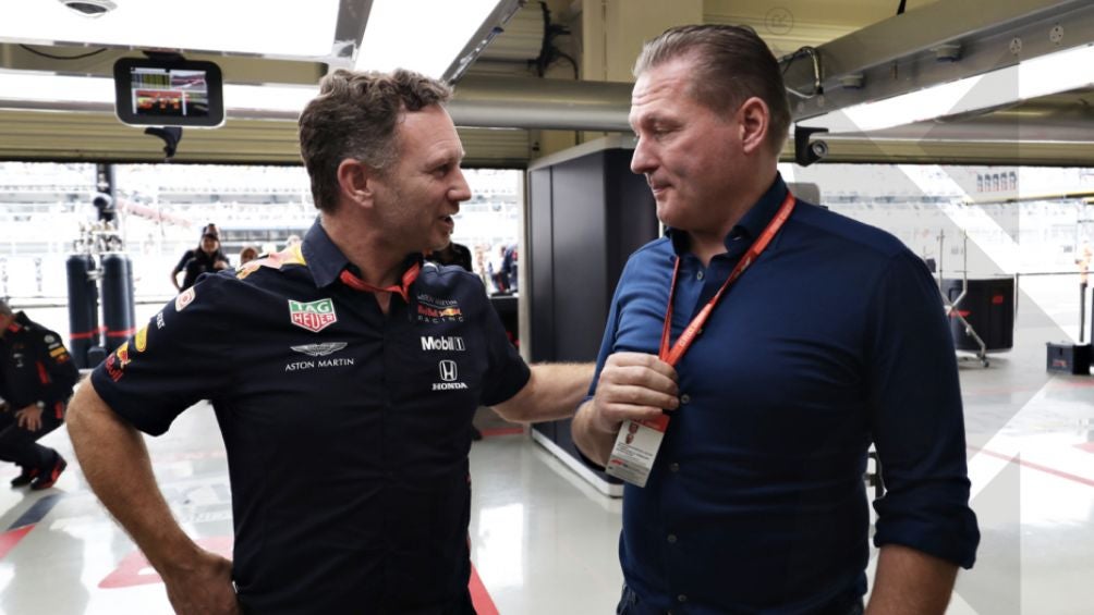 Horner y Jos Verstappen