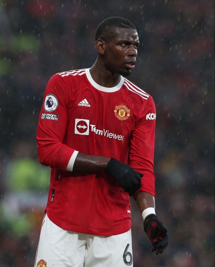 Paul Pogba con Manchester United