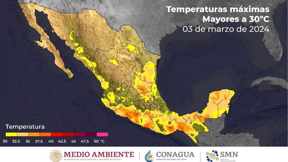 ¡Qué calor! Para hoy, hasta 45 grados en algunas regiones de México; te decimos dónde