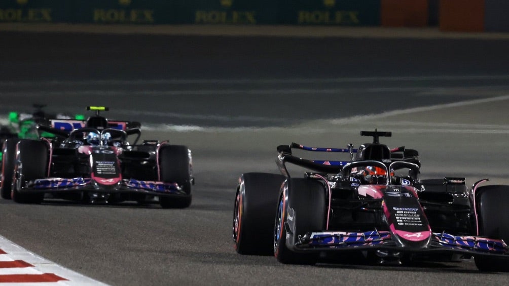 Ocon y Gasly en el Gran Premio de Baréin