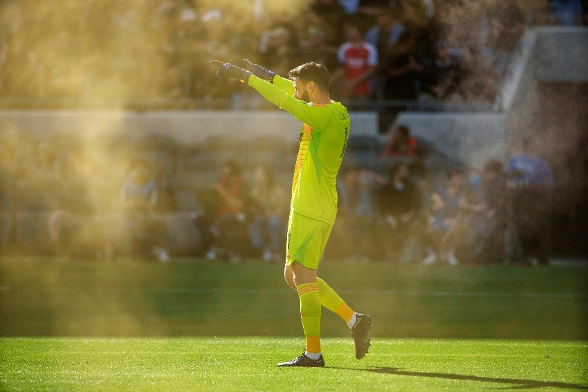 Lloris en su debut en la MLS