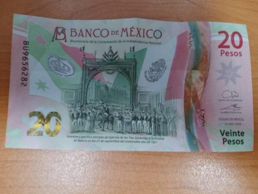 El Banco de México hará una moneda de 20 pesos 