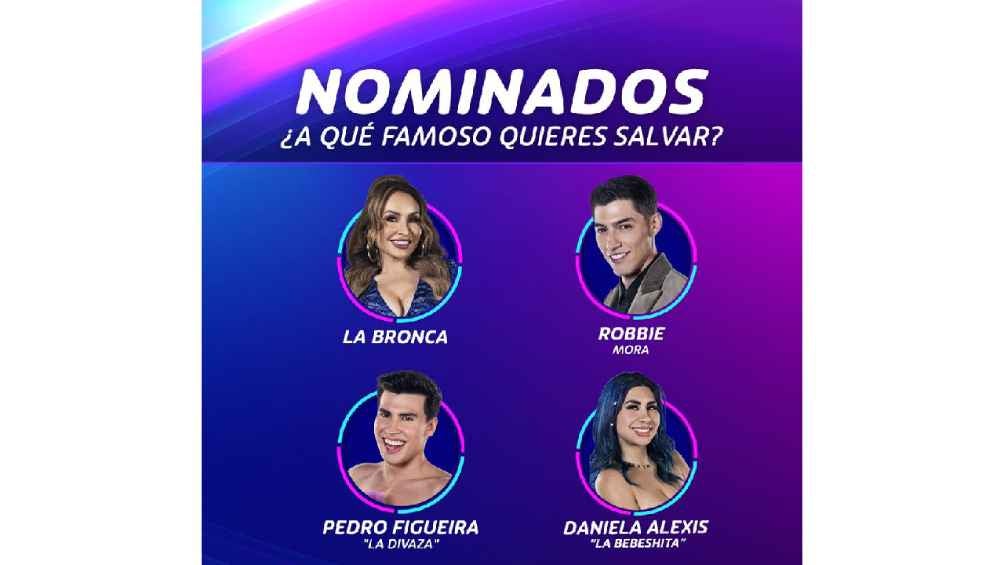 Estos eran los cuatro nominados para la gala de eliminación de esta noche. 