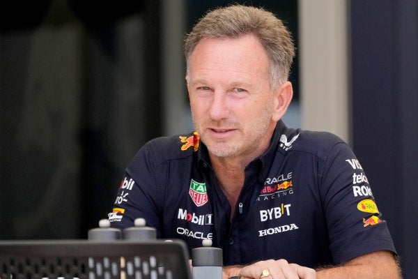 Horner durante el Gran Premio de Bahréin