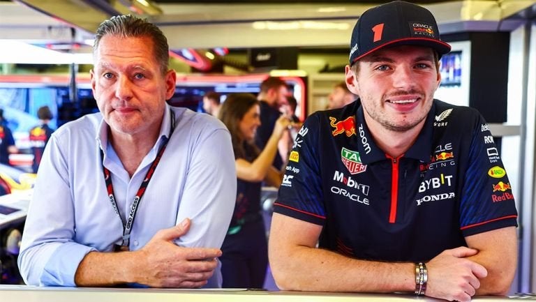 Jos y Max Verstappen