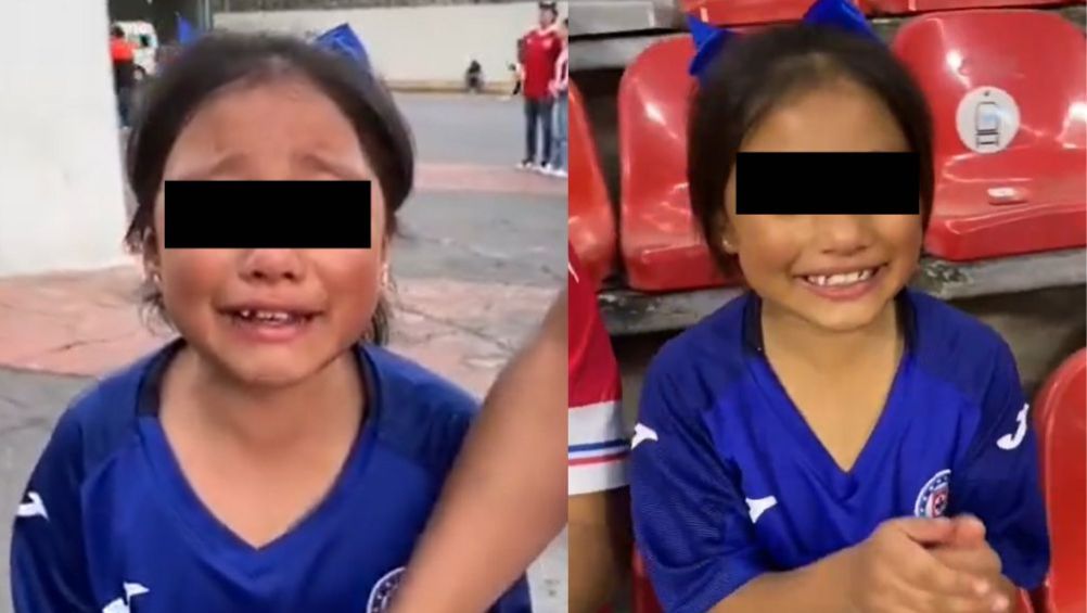 Niña aficionada cumple su sueño de ver a Cruz Azul en el Azteca y se vuelve viral