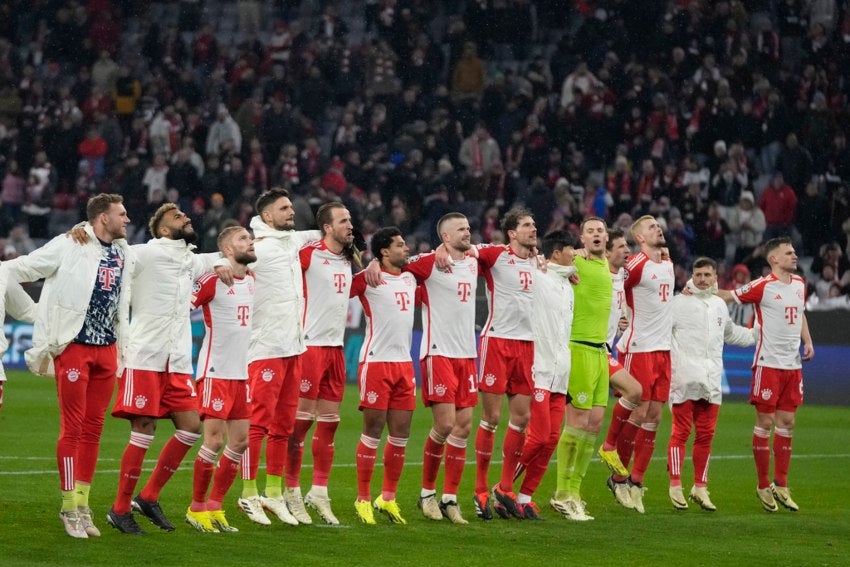 Los Bávaros celebraron su pase a Cuartos de Final 