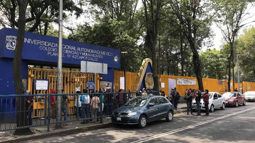 La UNAM anunció la suspensión de clases en CCH Azcapotzalco, en el turno matutino. 