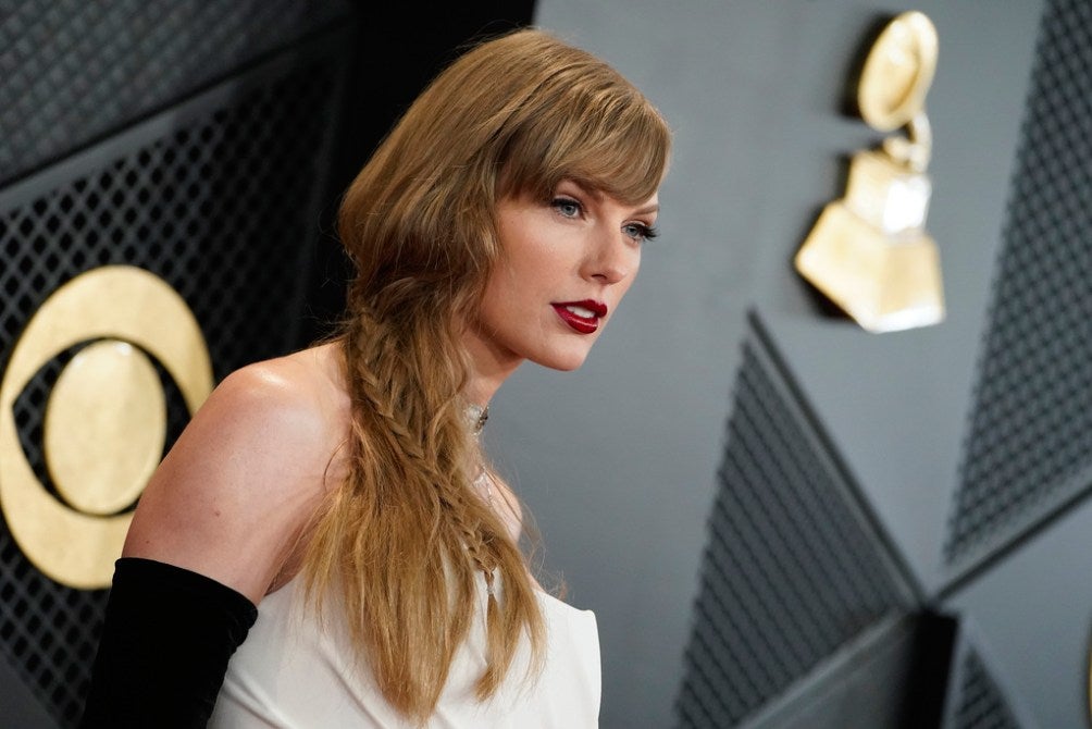 Swift durante la última ceremonia de los Grammys