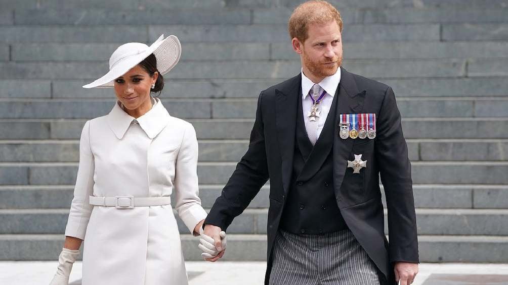 El príncipe Harry está casado con la actriz Meghan Markle. 