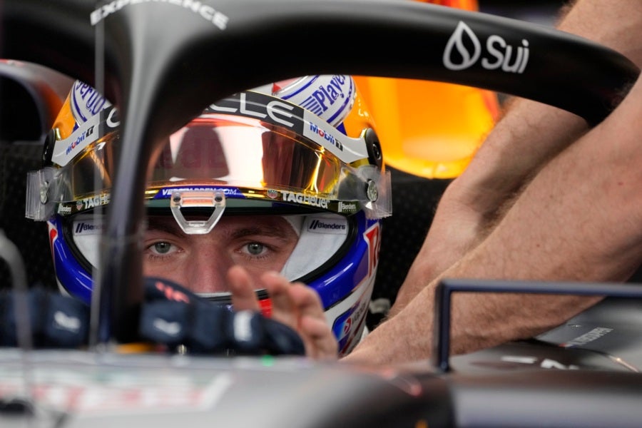 Max Verstappen en la P1 del GP de Arabia Saudita