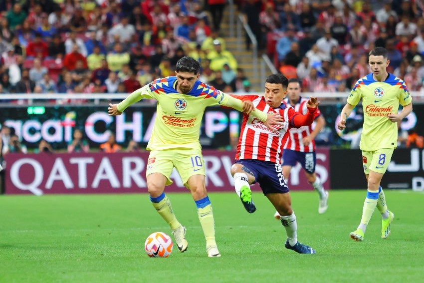 'Nene' Beltrán en el partido vs América