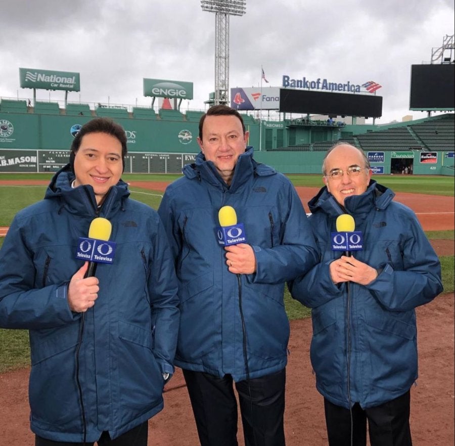 'Los Tres Amigos' en Fenway Park