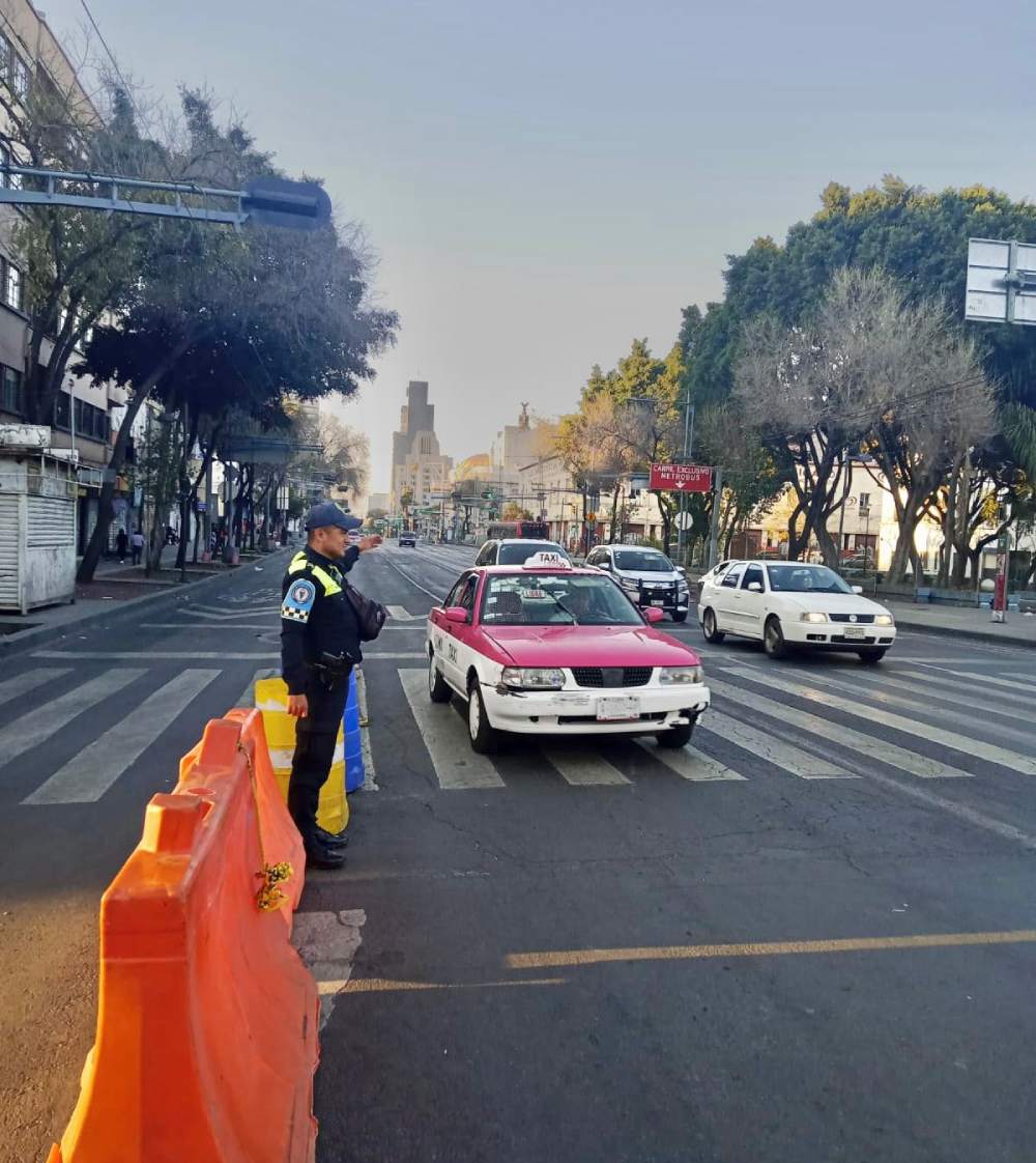 Las autoridades estuvieron al tanto de que se respetara el No Circula.