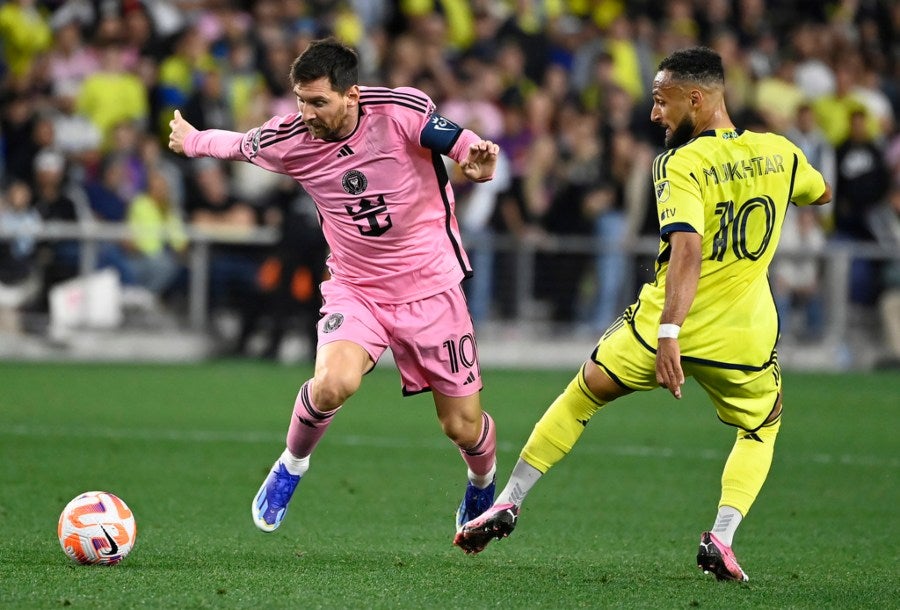 Lionel Messi en el duelo ante Nashville de ConcaChampions