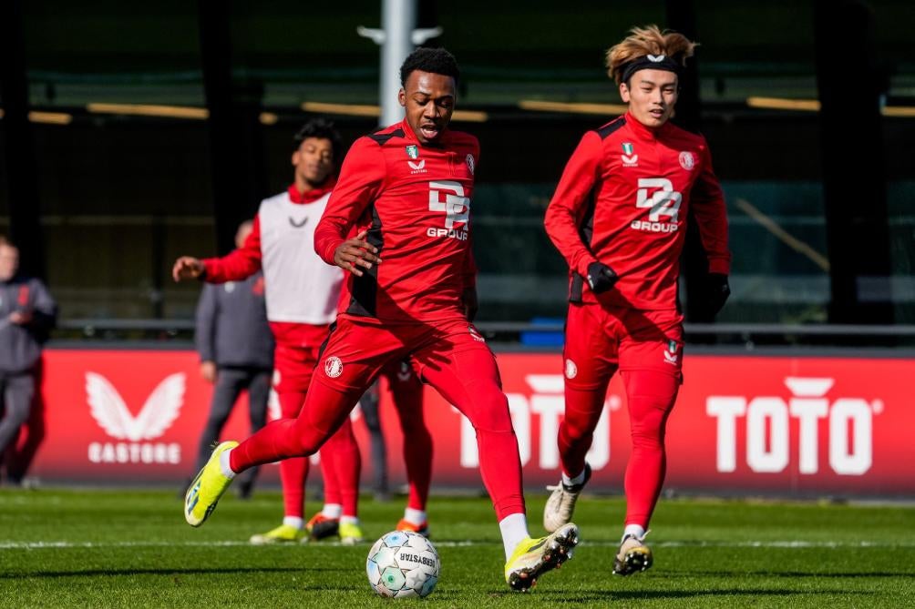 Feyenoord en entrenamiento