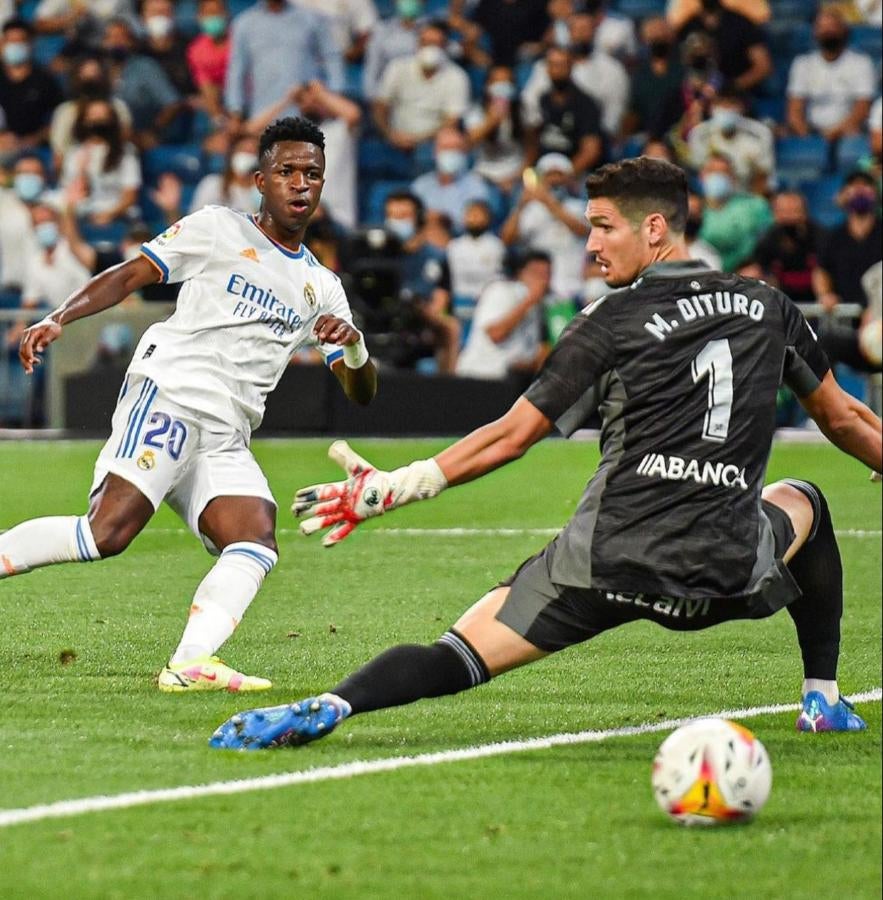 Vinicius en un partido ante Celta de Vigo